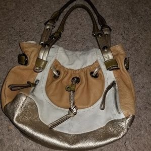 B Makowsky Leather Handbag